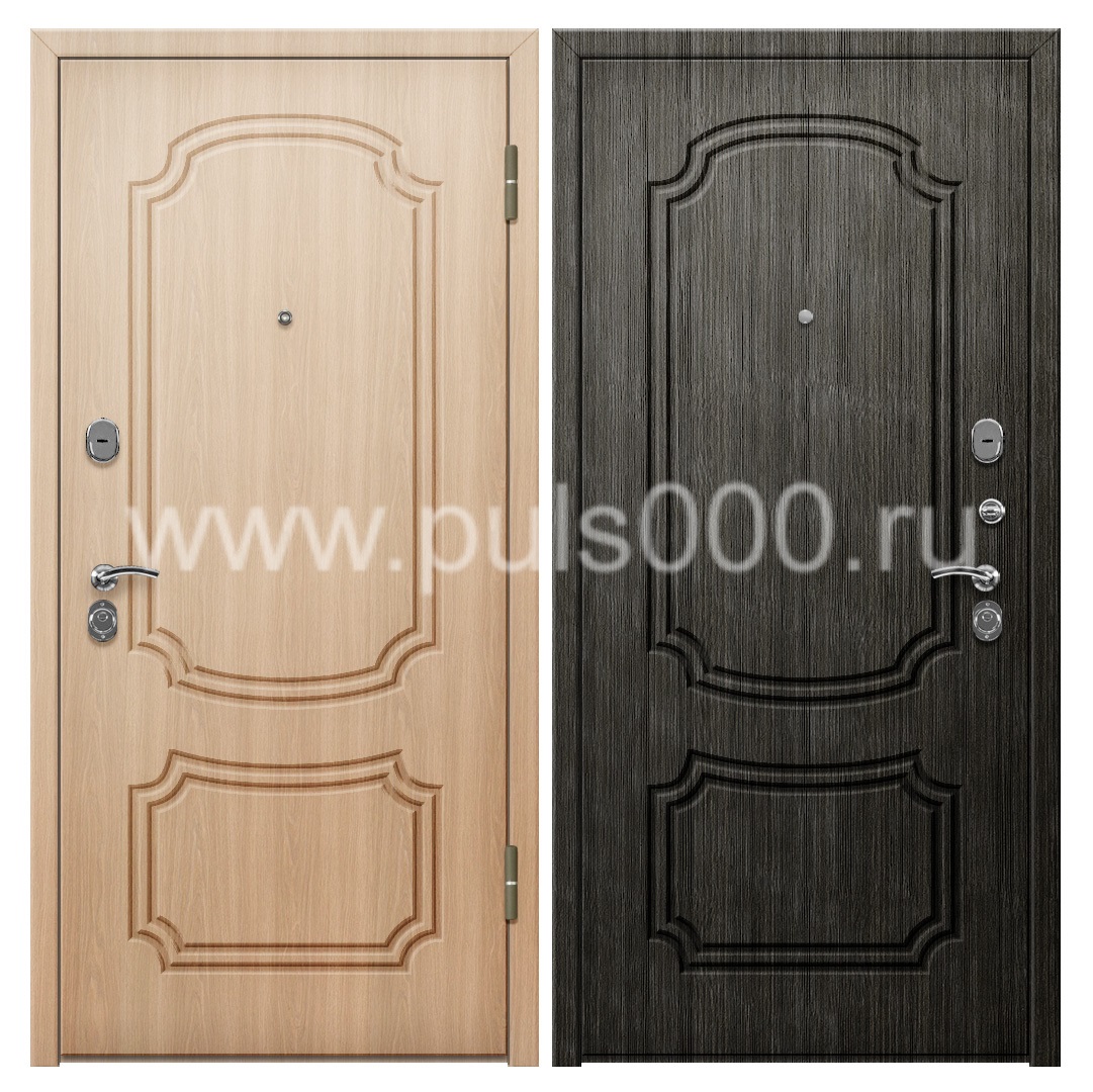 Уличная дверь с МДФ + МДФ в коттедж MDF-203, цена 42 000  руб.